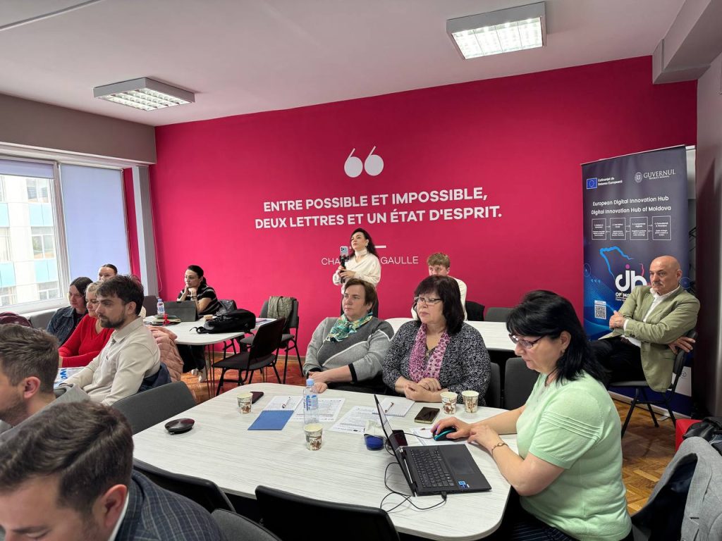 EDIH „DIH of Moldova”, prezentat în cadrul unei sesiuni dedicate transformării digitale a IMM-urilor — 3