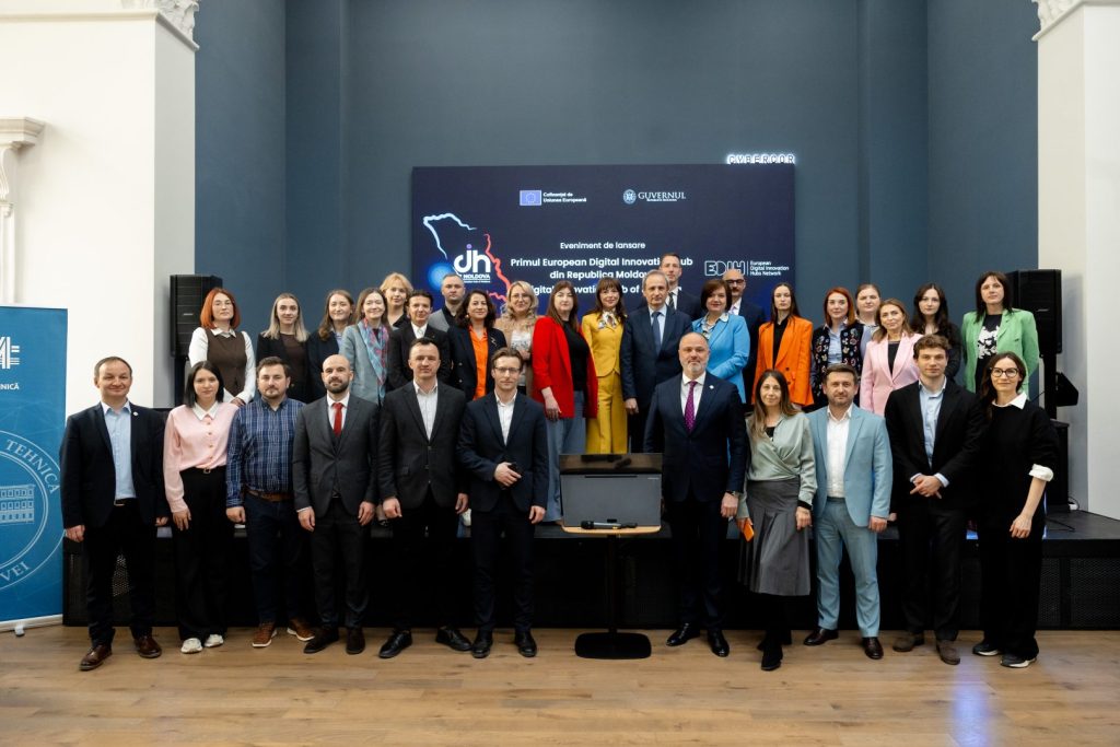 În Republica Moldova a fost lansat primul Hub European de Inovare Digitală – EDIH „DIH of Moldova” — 26